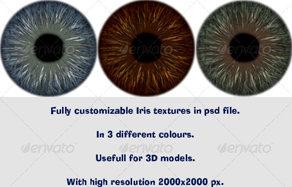 Realistic Iris Texture