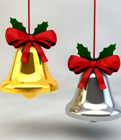 Christmas Bell with Ribbon