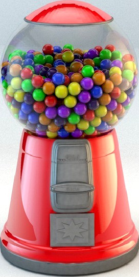 Basic gumball machine