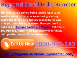Avoid Spam Email Via Bigpond Help toll-free Number 1-800-980-183