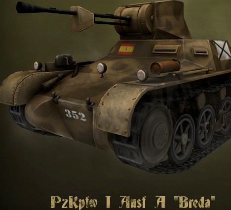 PzKpfw I Ausf A &quot;Breda&quot; light tank