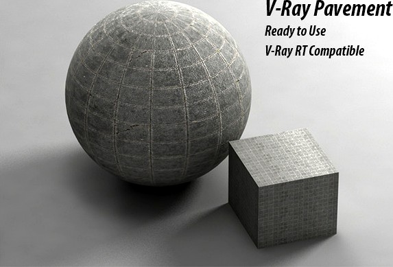 V-Ray Pavement Material