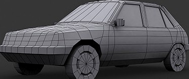 Peugeot 205 Low Poly
