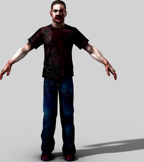 3D Model of Zombie