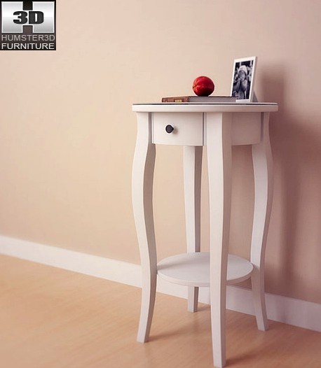 IKEA HEMNES Bedside table - 3D Model.