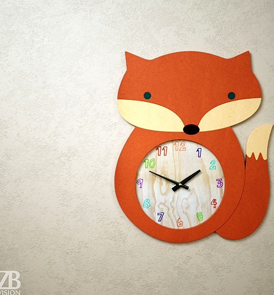 Fox Clock