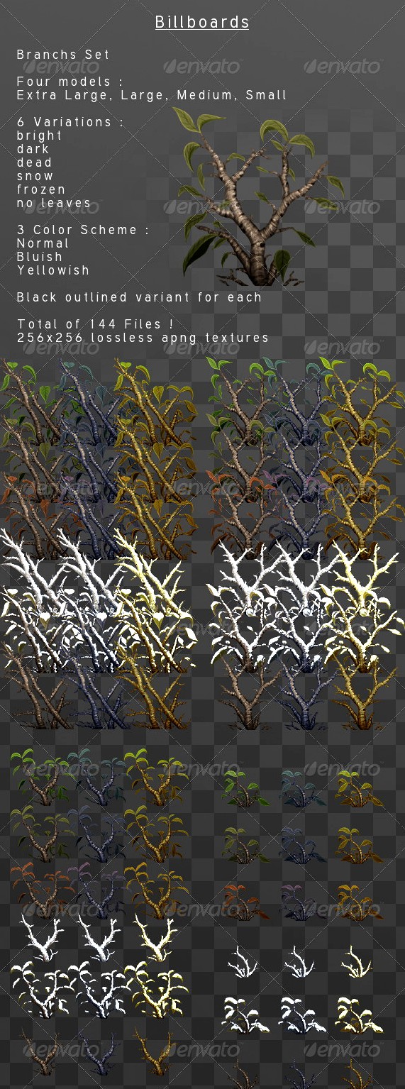 Branches &amp; Leaves Billboard pack