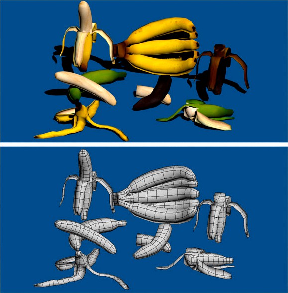Banana&#x27;s Low Poly Pack