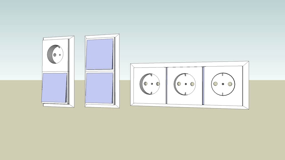 Schalter Steckdosen Switches sockets