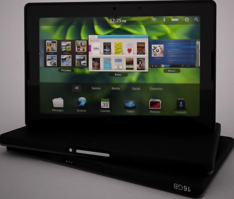 Realistic Blackberry Playbook Model for Vray.
