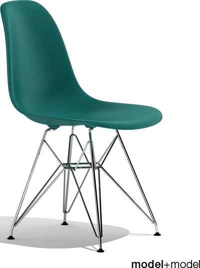 Eames Plastic Side Chair DSR