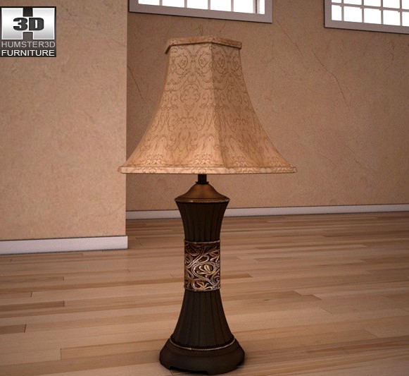 Ashley Mariana Table Lamp - 3D model.