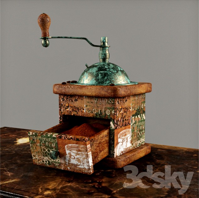 Old hand grinder.