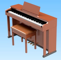 Digital piano - Roland HP 201-MH