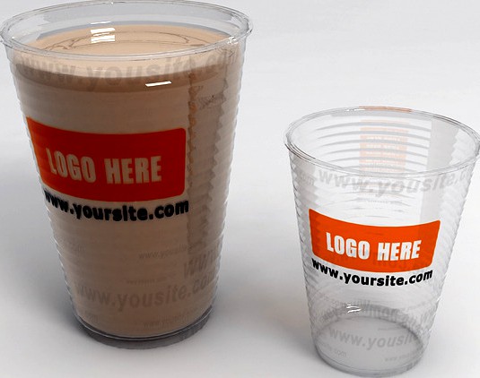 Plastic Cups with LOGO