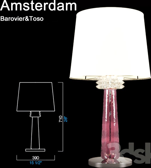 Table Lamp Barovier &amp;amp; Toso Amsterdam