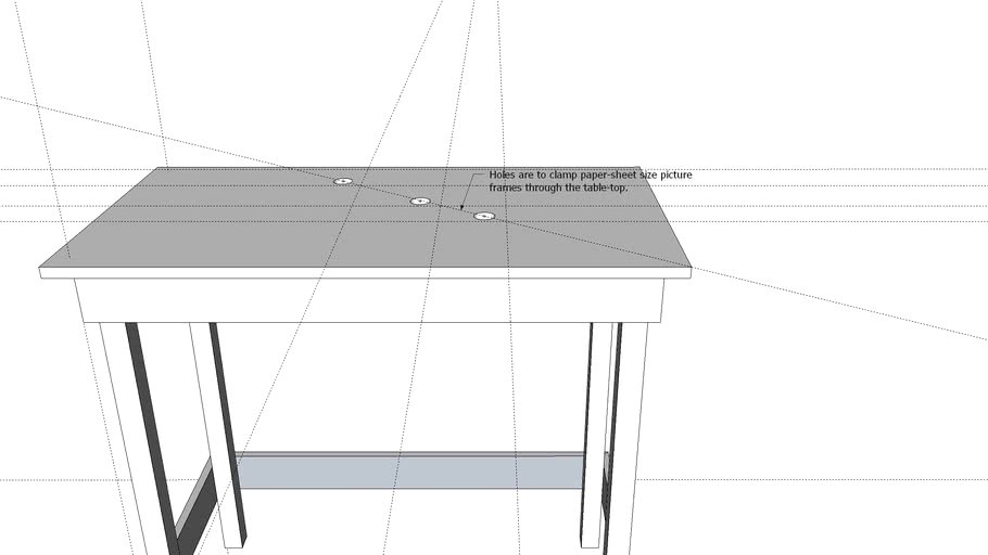 Assembly table 3d model