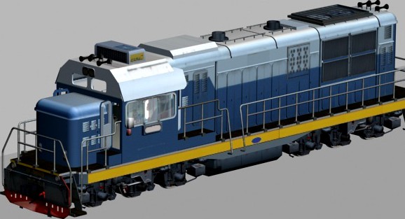 Train 3Dmax Model