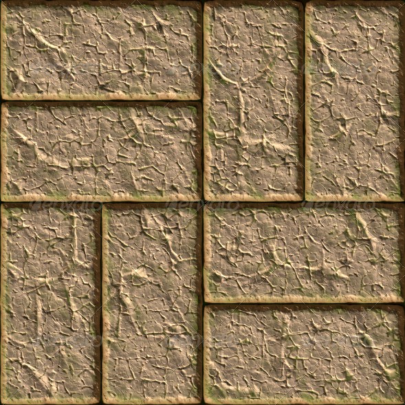 Ancient Temple Stone Floor