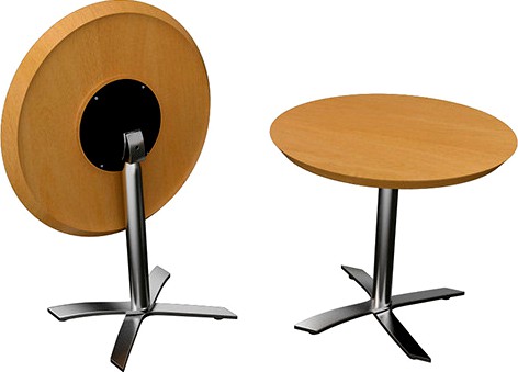 Flip-top Round Office Table