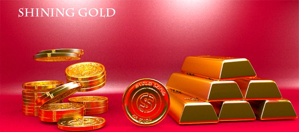 Gold Coins And Bars