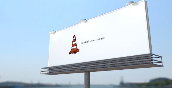 Cinema 4D billboard advertising