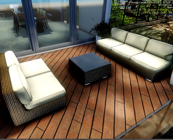 Terrace Couches Set