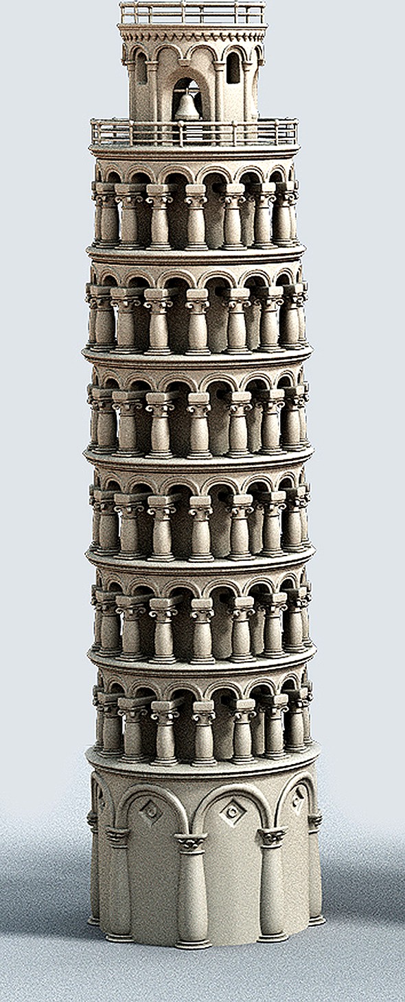 Cartoon Tower of Pisa