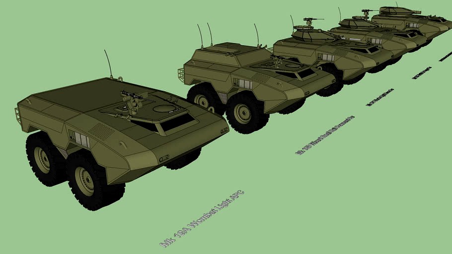 Mk19 Wombat Light APC modular System (Part 1 of 2)