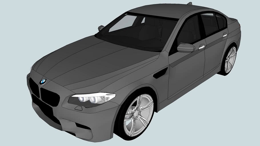 2012 BMW F10 M5 (Low Poly)