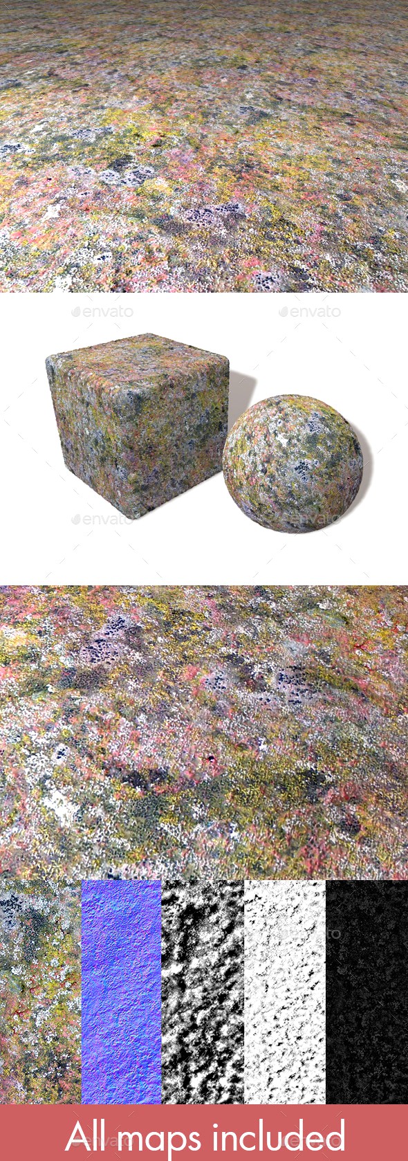 Detailed Moss Mould Seamless Texture