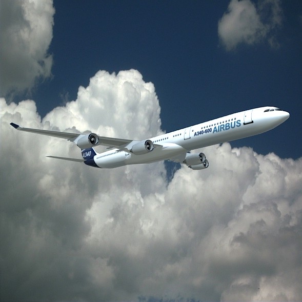 Airbus A340-600 commercial aircraft