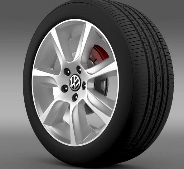 VW Polo 2010 Sedan wheel