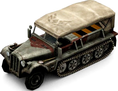 Military Modern War Transport Truck (Red)