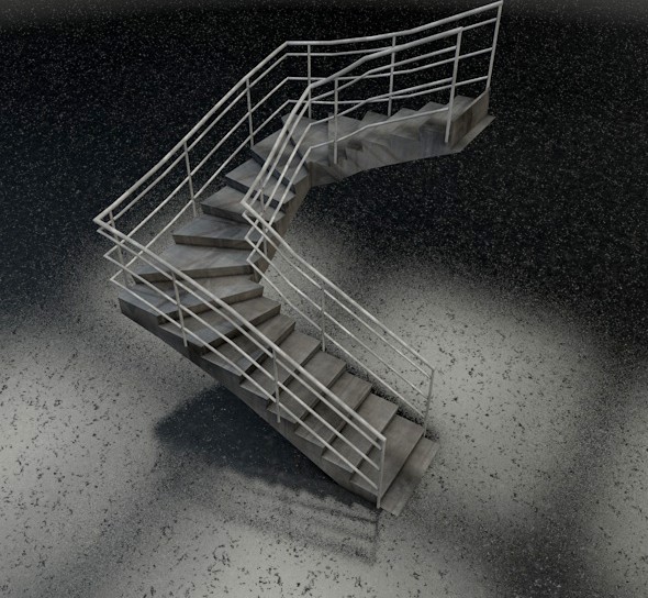U-shape stairs