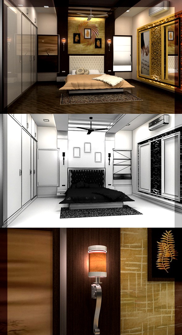 Edit Bed Room 3d interior design 8080 108