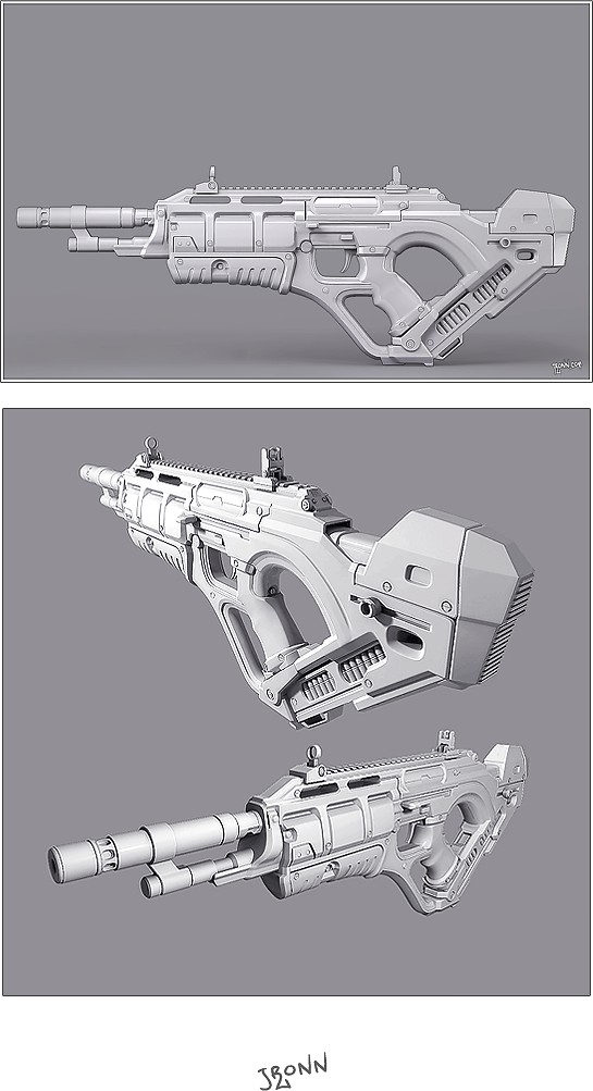Futuristic Rifle