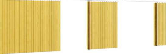 Vertical Yellow Blinds