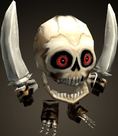 mini Skeleton Low Poly Animated
