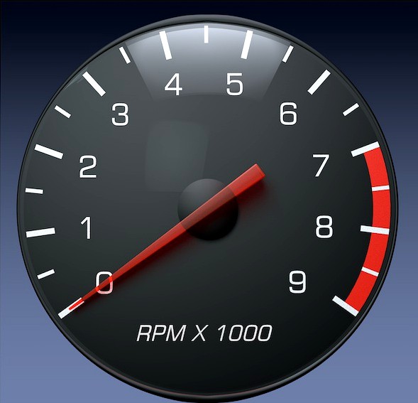 Tachometer Gauge for Auto/Truck Instrument Panel