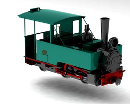steam locomotive  Fowler 0-4-2 "BLI-BLI"