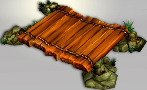 Wood Bright Low Poly