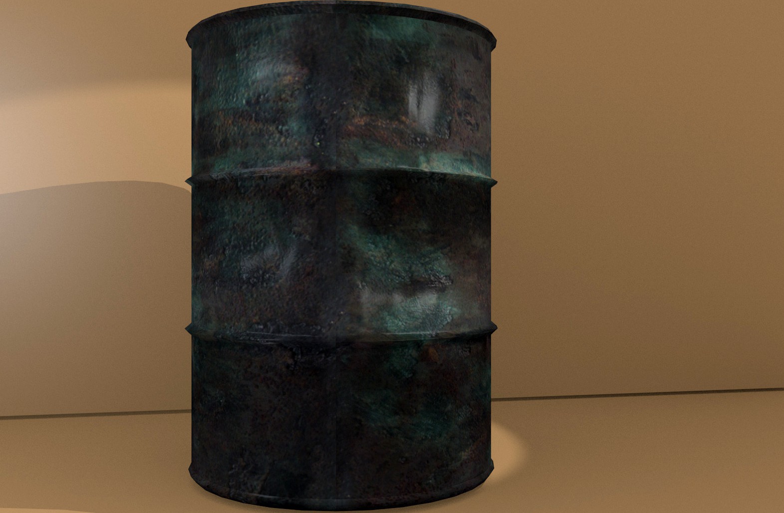 rusty barrel