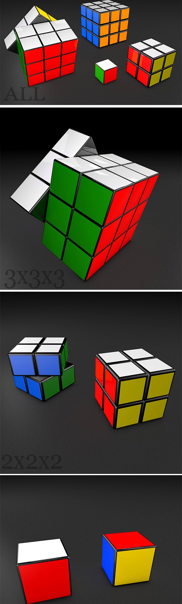 3 Rubik&#x27;s Cube