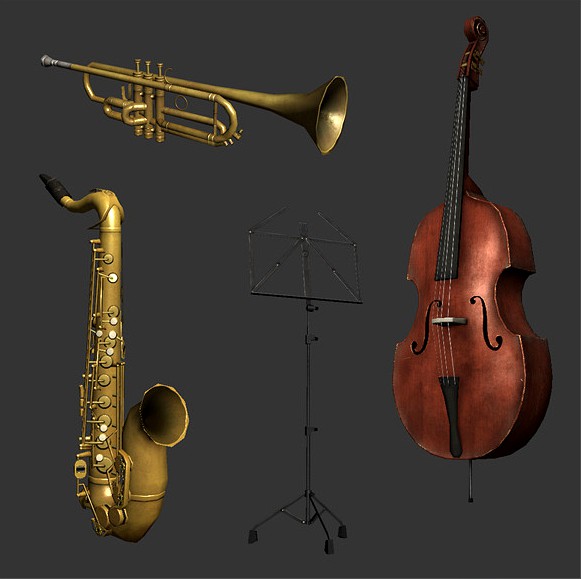 Jazz band Instruments