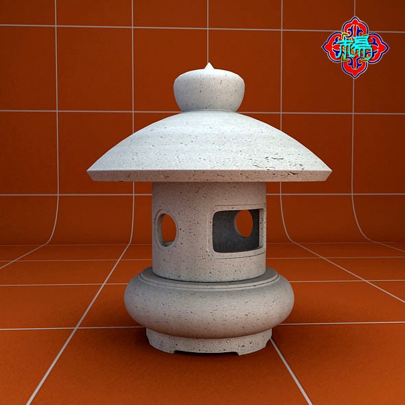 Stone lamp C