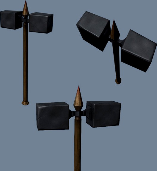 Low Poly Game Model - War Hammer