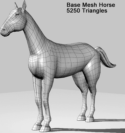 Base Mesh Horse