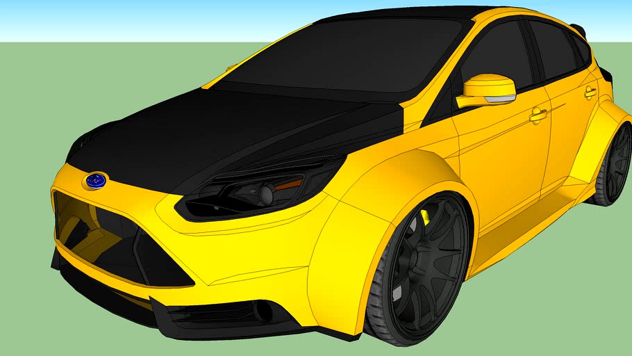 Widebody Ford Focus ST 2012