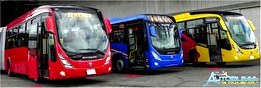carrocerias de buses actuales en Colombia
